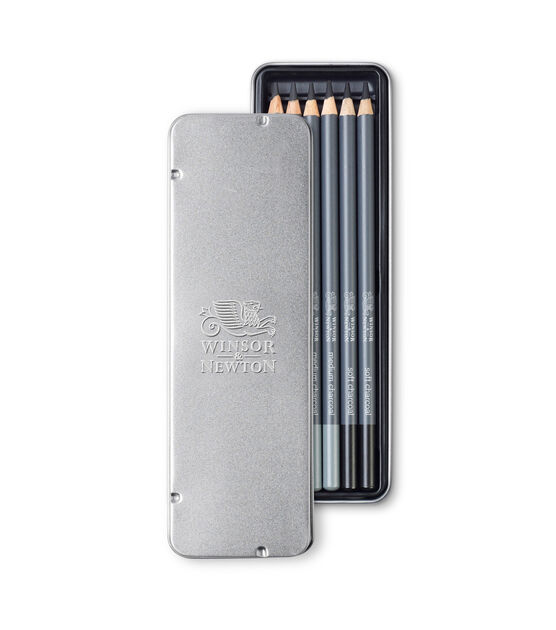 Studio Collection Charcoal Pencil TIN/6 | Winsor Newton