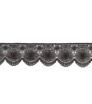 27mm Black Lace Trim