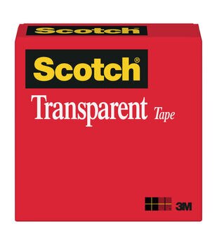 3M #600 Transparent Cellophane Tape 3/4 x 72 yds