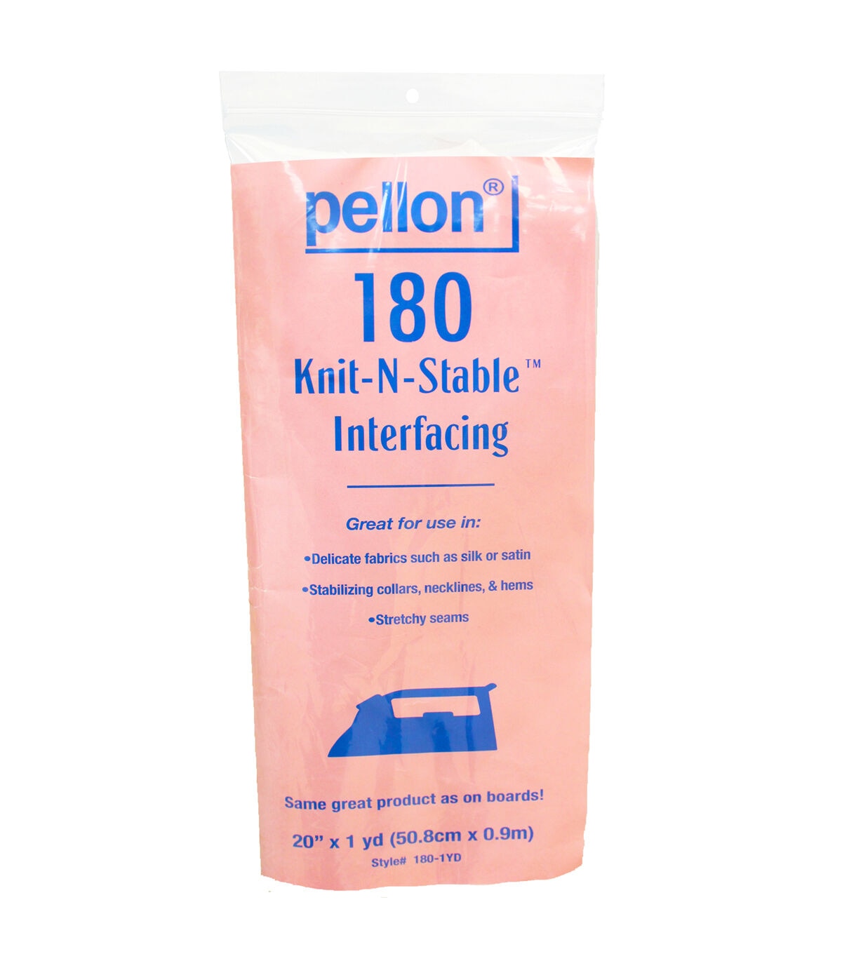 Pellon 180 Knit N Stable Fusible Interfacing 20''x1 yd White