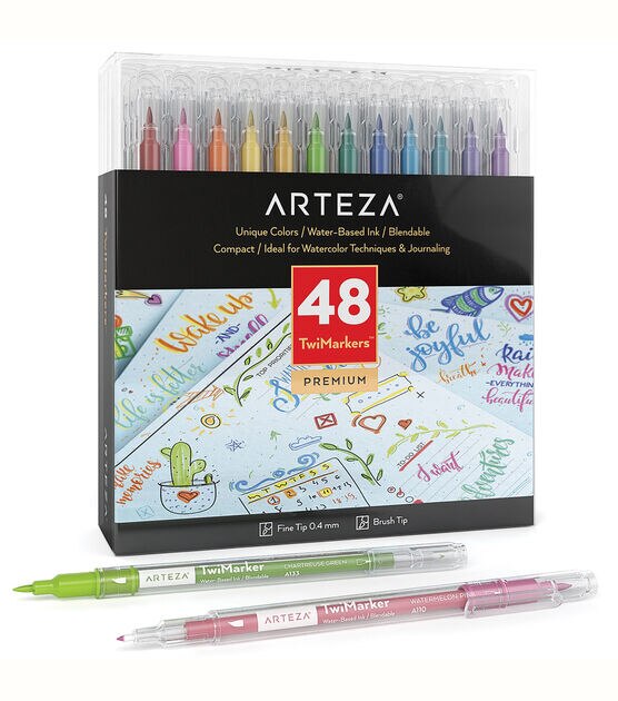Colored Sponge Tip Marker Pen Perfect For Drawing And - Temu