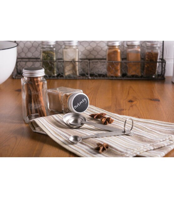 Design Imports 12 Piece Spice Jar Set with Chalkboard