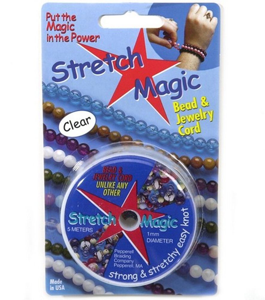 Stretch Magic Bead & Jewelry Cord .5mmX100m Clear