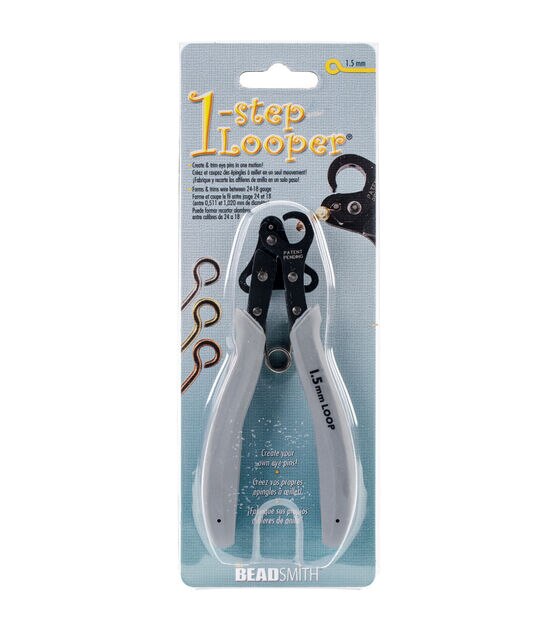Beadsmith® 1-step Looper® Jewelry Making Tools/pliers for 24-18G Wire Work  Easy & Quick Loop Making Loops in 1.5mm, 2.25mm or 3mm Sizes 
