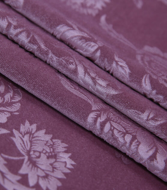 iFabric Mauve Velvet Stretch Fabric