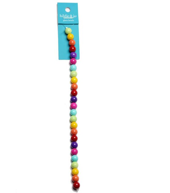 16oz Multicolor Glass Beads by hildie & jo