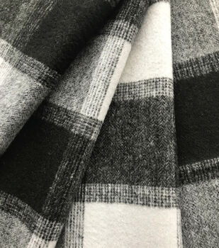 Solid Grey Wool Blend Sportswear Fabric