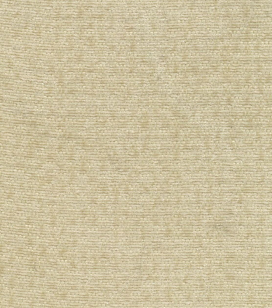 7075312 CAMERON VANILLA Solid Color Chenille Upholstery Fabric