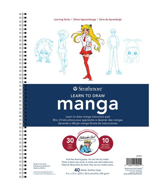 Strathmore Learning Series Drawing Pad 9" x 12" Manga