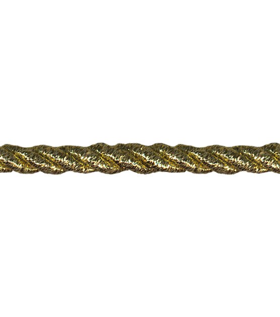 Gold Metallic Twist Trim, , hi-res, image 2