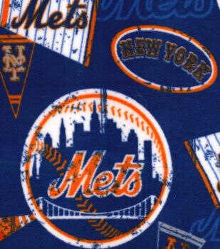 Fabric Traditions New York Mets MLB Retro Cotton Fabric