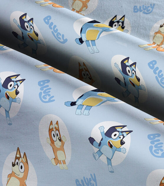 Bluey & Family Cotton Fabric by Joann