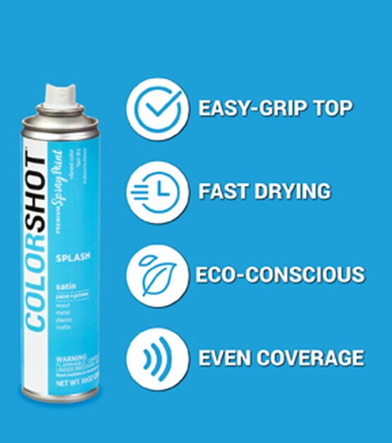 Colorshot 10oz Satin Spray Paint, , hi-res, image 36