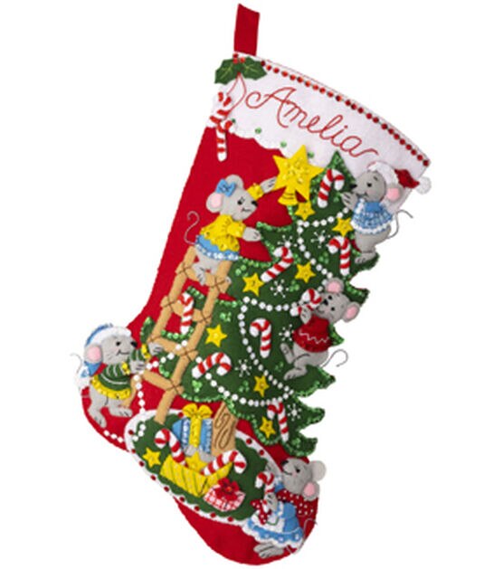 Bucilla Felt Stocking Kit Raggedy Ann # 86236 Christmas Morning 2010 for  sale online