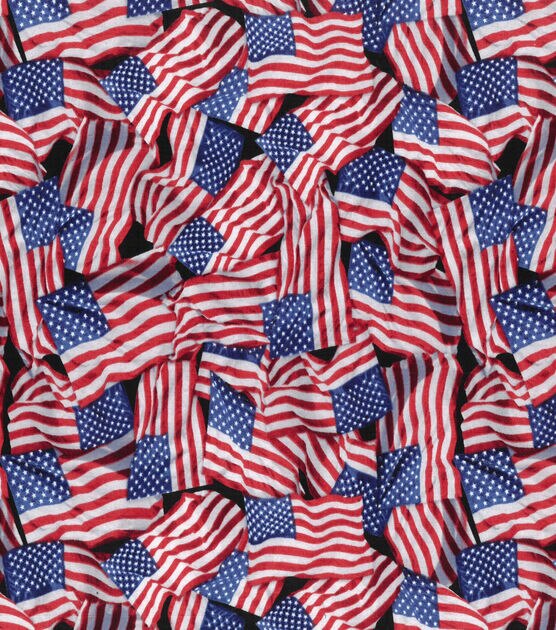 Flags, Flags, Flags Patriotic Cotton Fabric, , hi-res, image 2