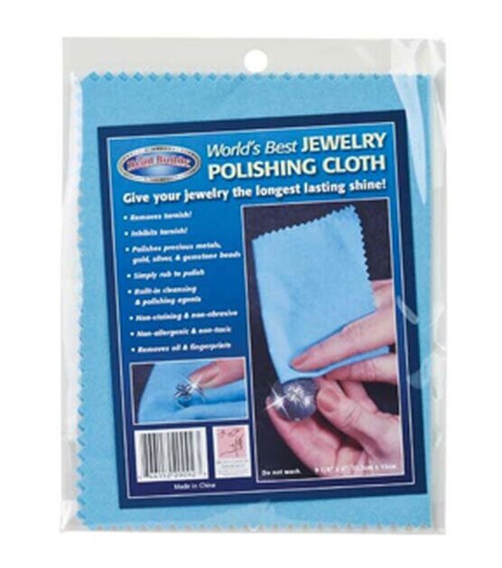 Bead Buddy 9.25''x6'' Jewelry Polishing Cloth