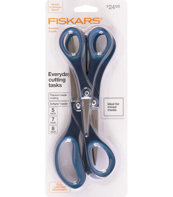 Paper Trimmers and Scissors - FISKARS® Titanium Softgrip® Bent
