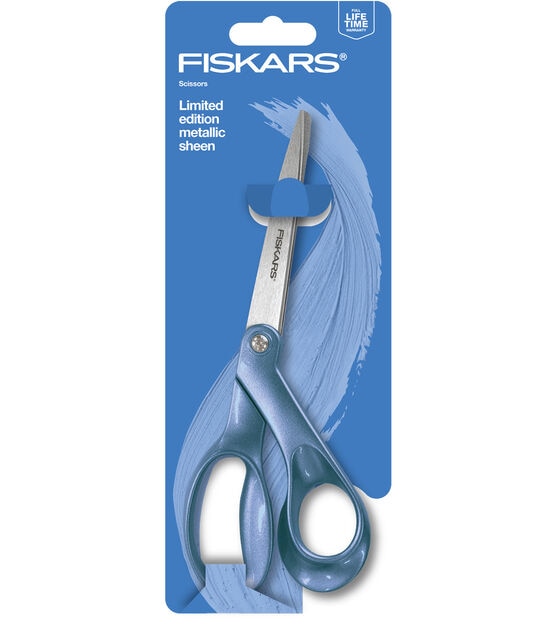 8 Premium All Purpose Scissors Blue, Silver, 1 - King Soopers