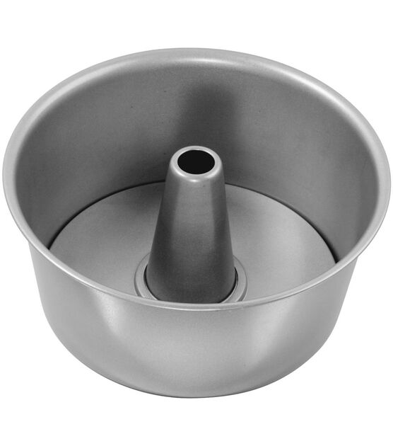 P&P CHEF Nonstick Angel Food Cake Pan, 10 Inch Cake Pan Round Baking Tin,  Tube Pan for Baking Pound Cake, Conical Hollow & One-piece Design,  Stainless