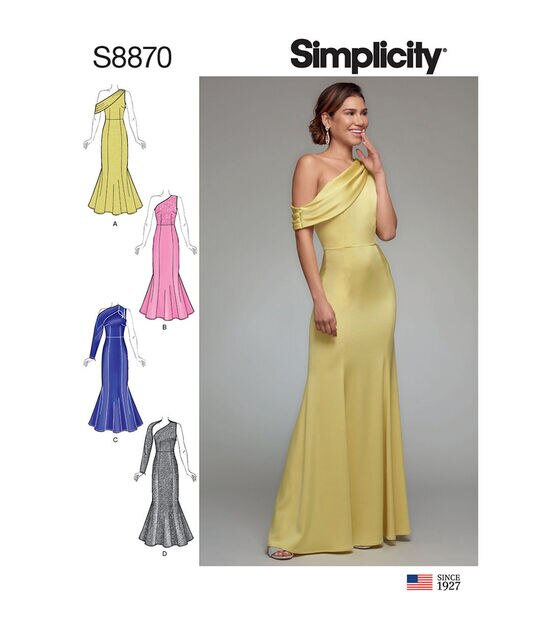 Simplicity Patterns US8547Y5 Misses & Miss Petite Dress Pattern, Y5 -  18-20-22-24-26, 1 - Kroger