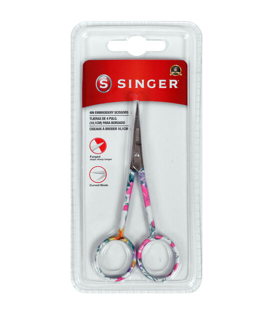 4.5 Sharp Straight Tip Craft Applique Embroidery Scissors