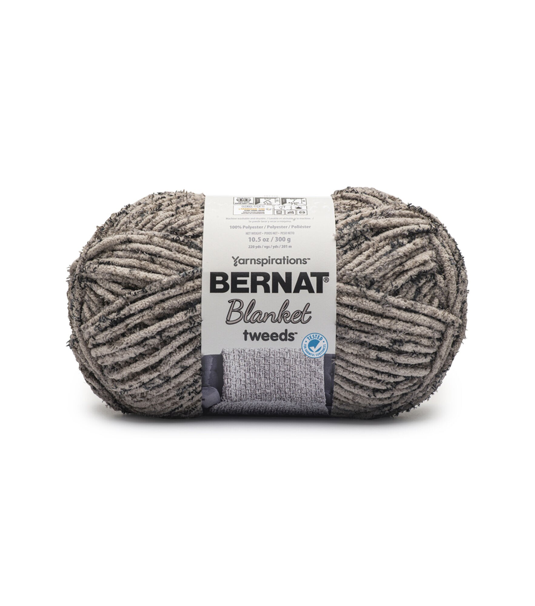 Bernat Blanket Yarn. Cozy Blanket Yarn Color Whipped Cream 