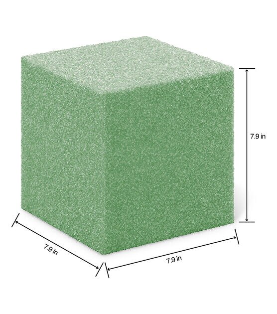 FloraCraft 8" Green FloraFoM Cube, , hi-res, image 2