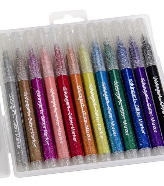 Studio Series Glitter Marker Set (12-Piece Set)