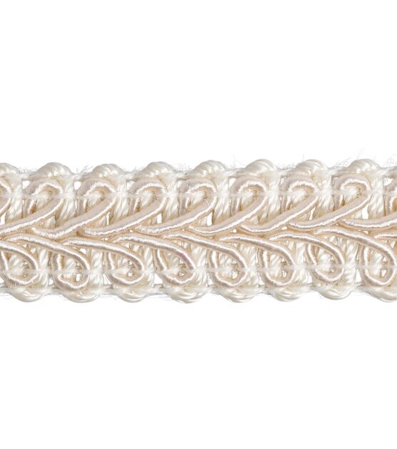 Signature Series Trim 1/2" Oyster Decorative Braid, , hi-res, image 5