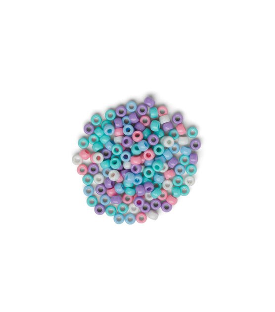 POP! Possibilities 9mm Pearl Pony Beads - White