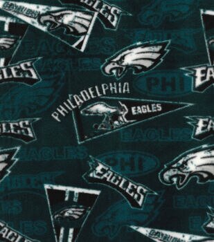 Fabric Traditions Philadelphia Eagles Pink NFL Cotton Fabric