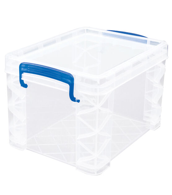 Super Stacker 10 x 7.5 Clear Plastic Supply Box