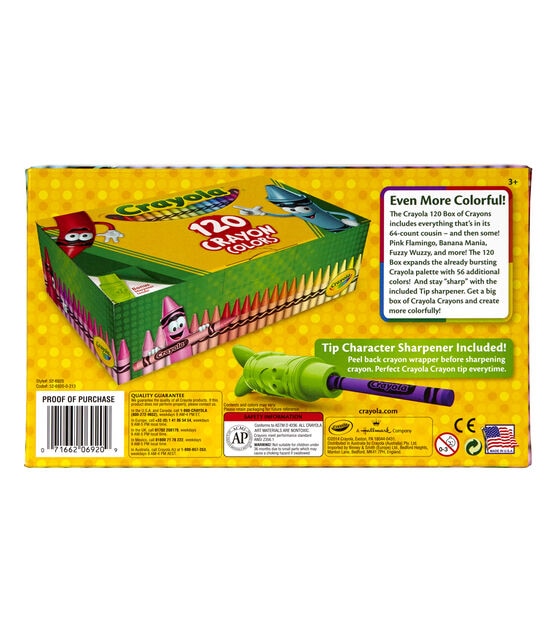  Crayola 120 Crayons (526920) : Toys & Games