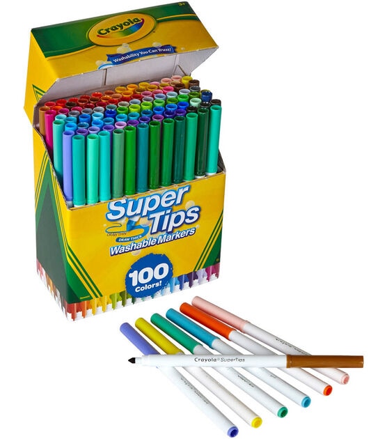Crayola Bright Supertips Pastel Edition, Pack of 12 – TopToy