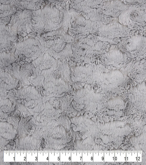 Faux Fur Swirl Design Fabric