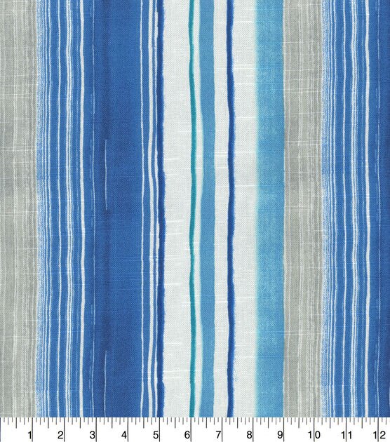 Tommy Bahama Home Upholstery Fabric Seascape Stripe Azul