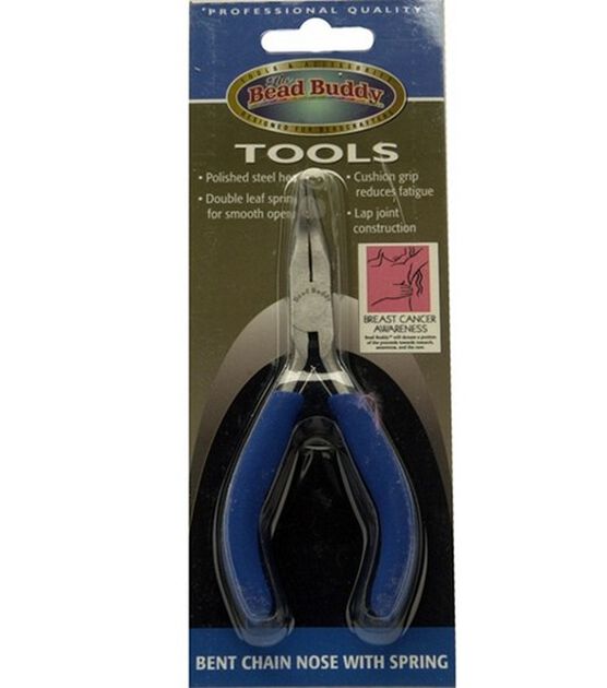 Bead Buddy Bent Chain Nose Pliers