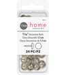 decotacks Upholstery Nails Decorative Tacks 7/16 inch - 100 Pcs [Pewter Finish] Dx0511pw, Other