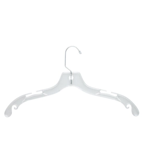 Adult Dress Hangers Box of 100 Jumbo Weight - Clear