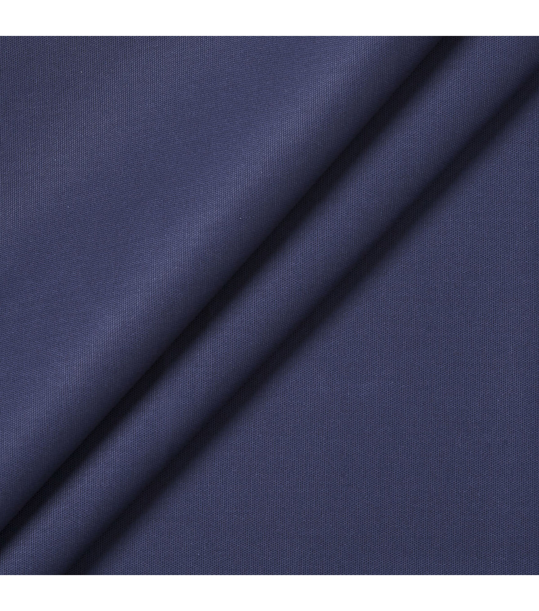 Cotton Canvas Fabric, Navy, hi-res