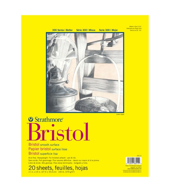 Bloc Bristol 20 feuilles format A4 de Canson