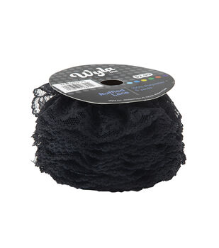 Offray Velvet Ribbon 3/8 Black