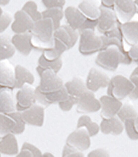 Wilton Edible Glitter Silver Hearts