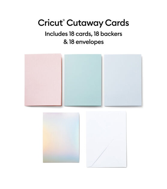 Cricut 5 x 5 Watercolor S40 Cards & Envelopes 24ct