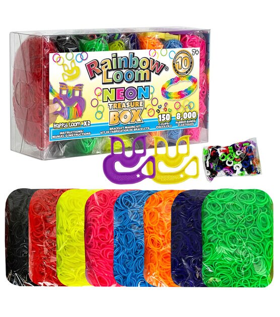  VENSEEN Rainbow Rubber Bands Bracelet Making Kit, $5.49 WITH CODE  50Y7F71C