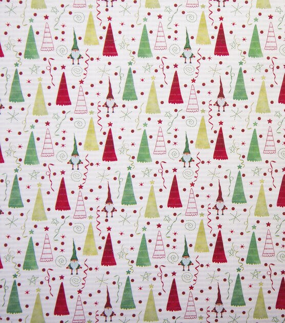 Gnomes Fabric,christmas Cotton Fabric by the Yard, 100% Cotton