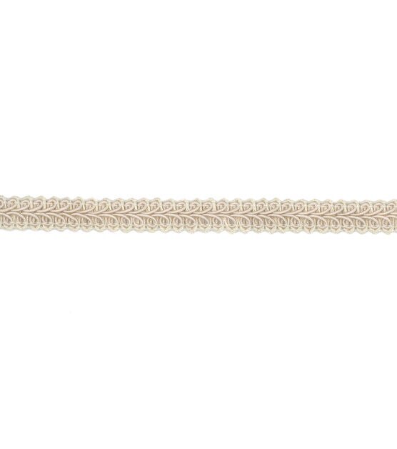 Signature Series Trim 1/2" Oyster Decorative Braid, , hi-res, image 2