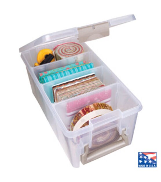 ArtBin 6855SC Super Satchel Cube - White, 15.5 x 16.75 x 15.625 in. Ar –  Pete's Arts, Crafts and Sewing