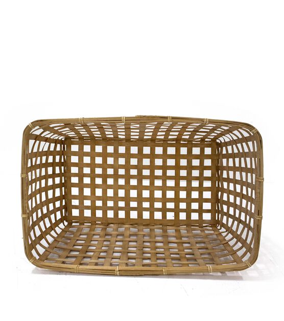 16" x 11" Bamboo Weave Basket by Place & Time, , hi-res, image 4