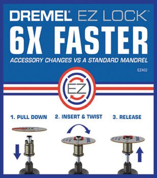 912701-9 Dremel Rotary Tool Kit: 1.2 A Current, 35,000 RPM Max